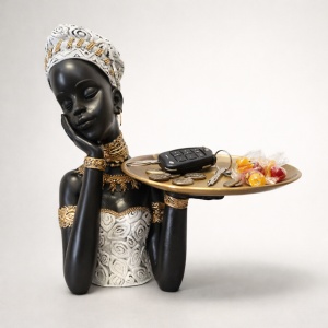 Statueta Africana cu Suport - "Kalemba"