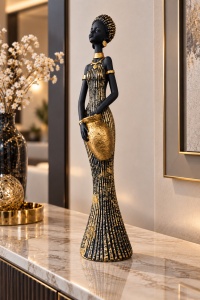 Statuetă Africană Decorativă – "Kaveris" - Img 3