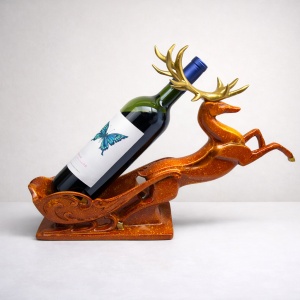 Statueta Cerb cu Suport de Vin - "Arvenis"