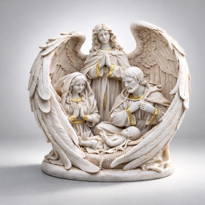 Statueta Sfânta Familie - "Serafiel"