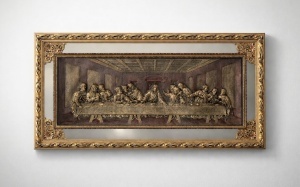 Tablou Cina cea de Taina - "Sancta Cena Gold"