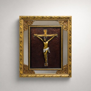 Tablou Sfânta Cruce - “Crucelis” - Gold