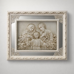 Tablou Sfânta Familie - "La Famiglia Benedetta" - White