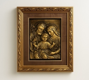 Tablou Sfânta Familie - "The Holy Family" - Gold