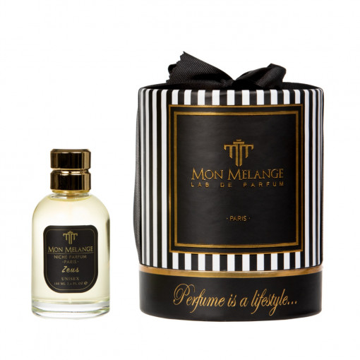 Extract de parfum Mon Melange Zeus, Niche Series, 100 ml, unisex, 40% uleiuri esentiale, inspirat din Bond No.9 Madison Avenue