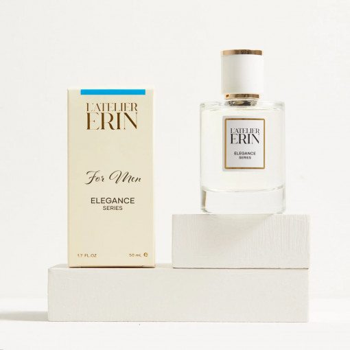 Apa de parfum L’Atelier ERIN M-25, 50 ml, pentru barbati, inspirat din Carolina Herrera 212 Men