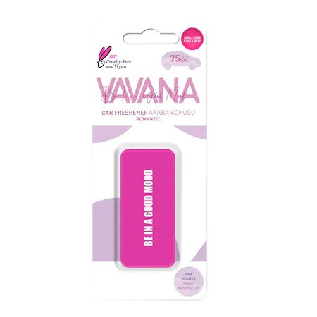 Odorizant auto Vavana flat, Romantic, aroma Pink Violet