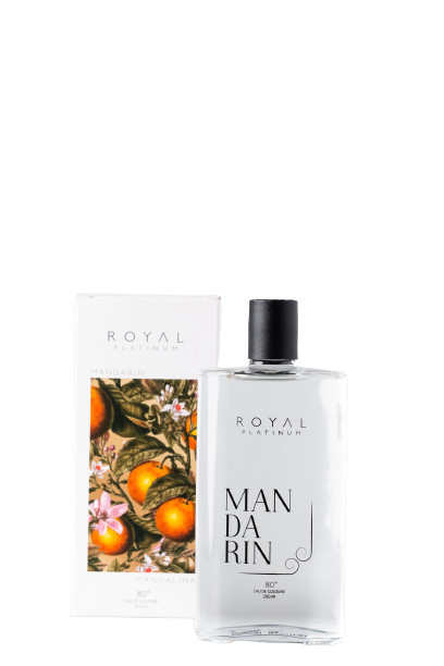 Apa de colonie 80° Royal Platinum, 200 ml, Mandarin