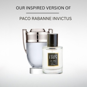 Apa de Parfum L’Atelier ERIN M06, 50 ml, pentru barbati, inspirat din Paco Rabanne Invictus