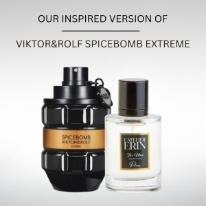 Apa de parfum L’Atelier Erin M80, 50 ml, pentru barbati, inspirat din Viktor&Rolf SpiceBomb Extreme