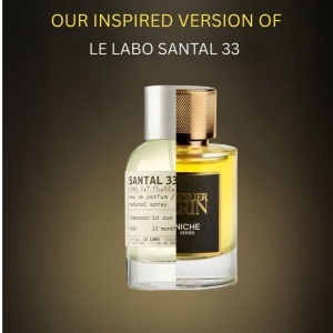 Extract de parfum L’Atelier Erin N68, 50 ml, unisex, inspirat din Le Labo Santal 33