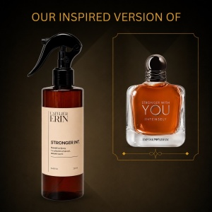 Parfum odorizant auto profesional L’Atelier Erin, aromă Stronger Intensely, 250 ml, inspirat din Armani Stronger With You Intensely