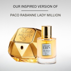 Apa de Parfum L’Atelier ERIN W27, 50 ml, pentru femei, inspirat din Paco Rabanne Lady Million