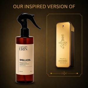 Parfum odorizant auto profesional L’Atelier Erin, aroma 1 Million, 250 ml, inspirat din Paco Rabanne 1 Million