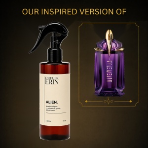 Parfum odorizant auto profesional L’Atelier Erin, aroma Alien, 250 ml, inspirat din Thierry Mugler Alien