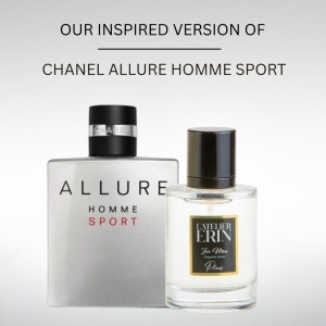 Apa de parfum L’Atelier Erin M106, 50 ml, pentru barbati, inspirat din Chanel Allure Homme Sport