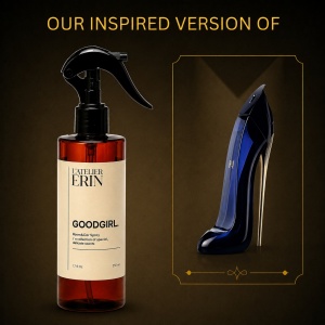 Parfum odorizant auto profesional L’Atelier Erin, aroma Good Girl, 250 ml, inspirat din Carolina Herrera Good Girl