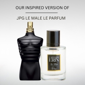 Apa de Parfum L’Atelier ERIN M138, 50ml, pentru barbati, inspirat din JPG Le Male Le Parfum