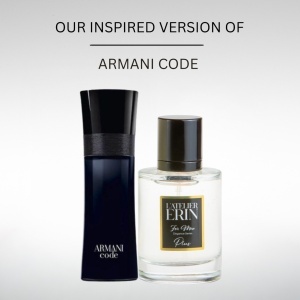 Apa de Parfum L’Atelier ERIN M03, 50 ml, pentru barbati, inspirat din Armani Code