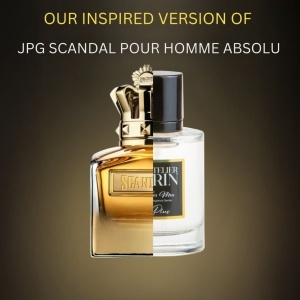 Apa de Parfum L’Atelier Erin M145, 50 ml, pentru barbati, inspirat din JPG Scandal Pour Homme Absolu