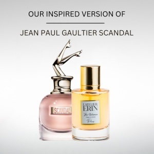 Apa de Parfum L’Atelier ERIN W06, 50 ml, pentru femei, inspirat din Jean Paul Gaultier Scandal