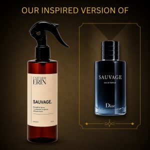 Parfum odorizant auto profesional L’Atelier Erin, aroma Sauvage, 250 ml, inspirat din Dior Sauvage