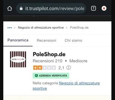 Fate attenzione al sito Poleshop Tedesco famoso Fake
