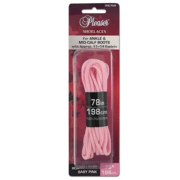 Lacci rosa chiaro 198 cm Pleaser