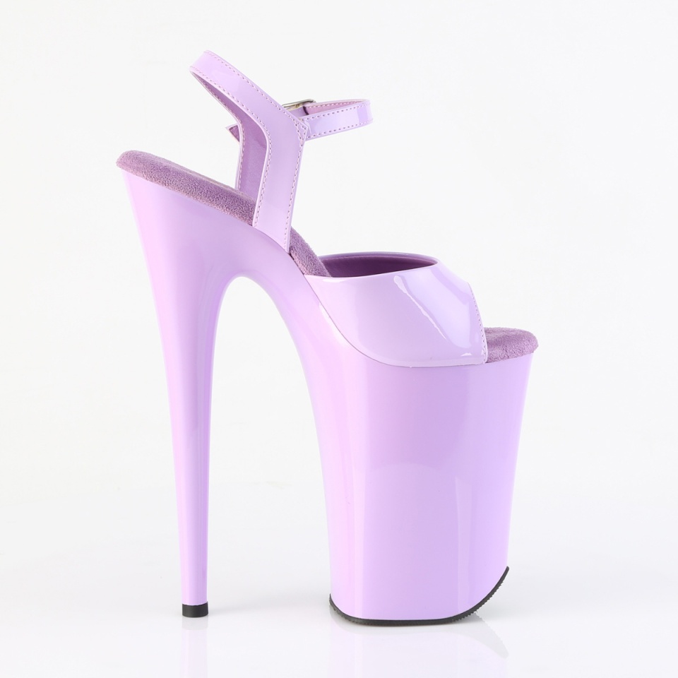 Pleaser INFINITY-909 Lavender Pat/Lavender dettagli prodotto