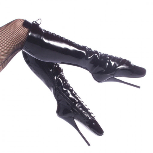 Demonia Cult BRATTY Blk Vegan Leather