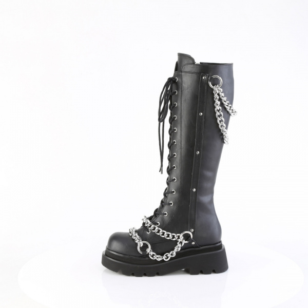 stivali Demonia RENEGADE-215 Blk Vegan Leather