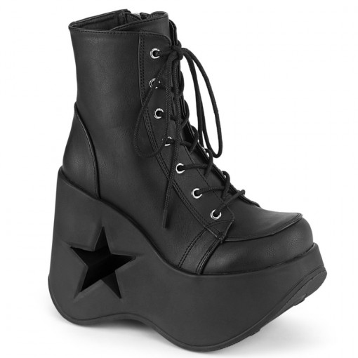 Demonia DYNAMITE-106 Blk Vegan Leather
