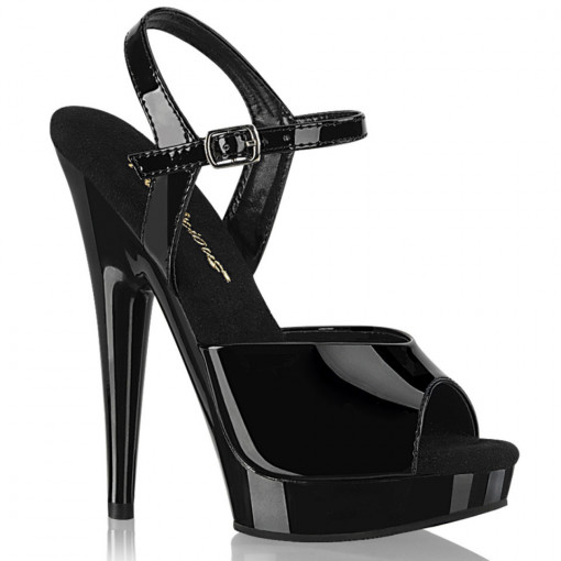Fabulicious SULTRY-609 Blk Pat/Blk