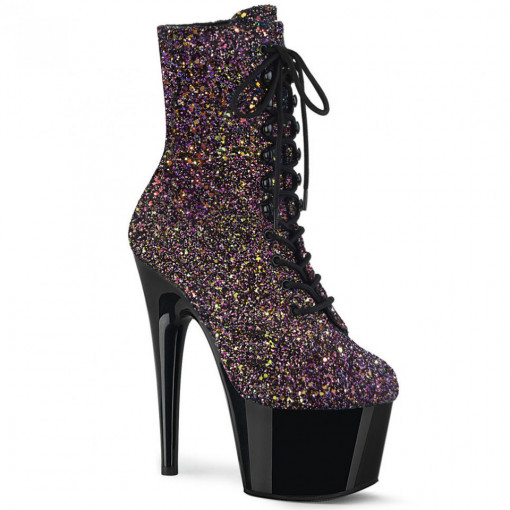 Pleaser ADORE-1020LG Purple Multi Glitter/Blk