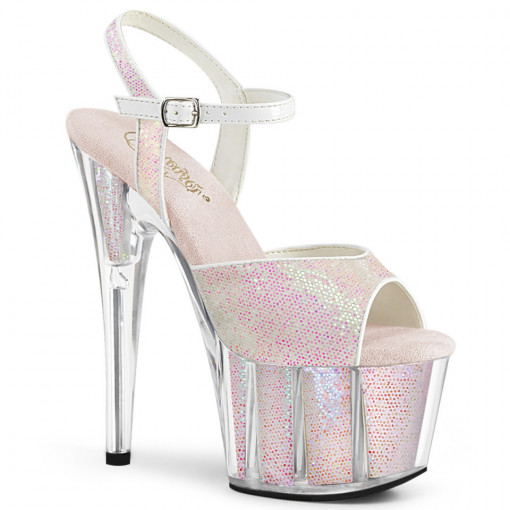 Pleaser ADORE-710G Opal Glitter/Opal Glitter Inserts
