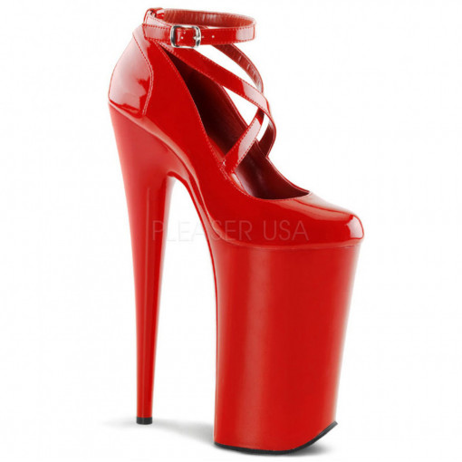 Pleaser BEYOND-087 Red/Red