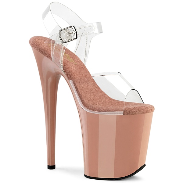 Pleaser FLAMINGO-808 Clr/Blush