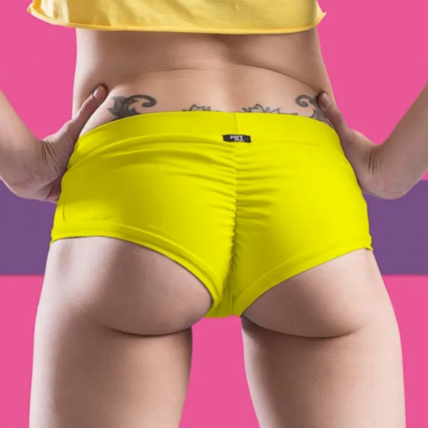 POINT OUT POLE WEAR - Yellow SHORT SORBET M Subito