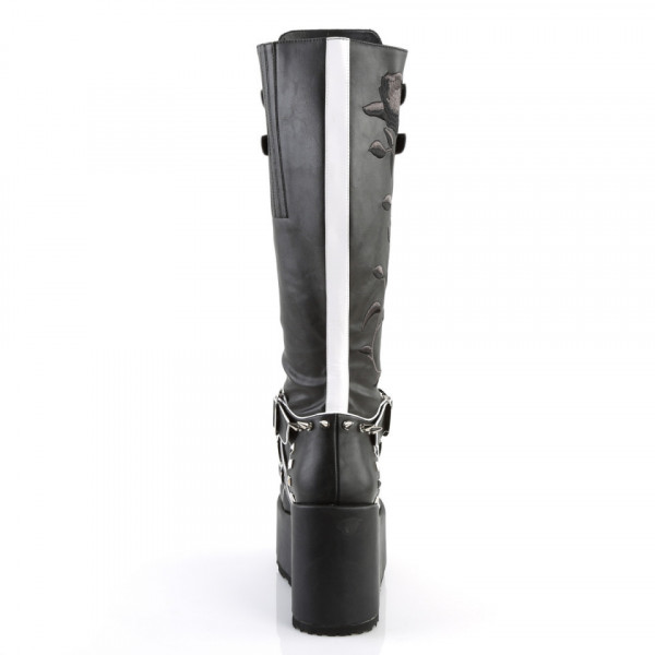 Stivali Demonia CONCORD-110 Blk Faux Leather