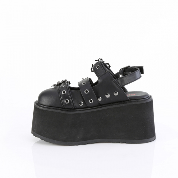 Demonia Cult DAMNED Blk Vegan Leather - Img 4