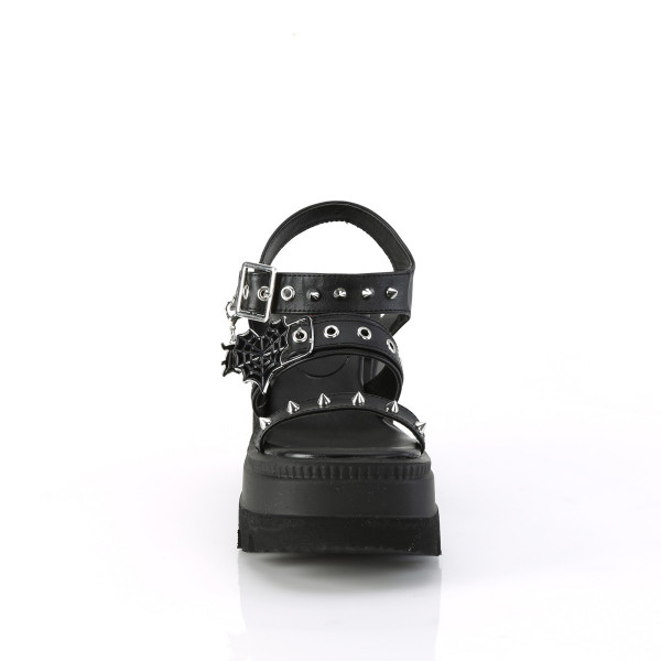 Sandali Demonia Cult SHAKER-13 Blk Vegan Leather