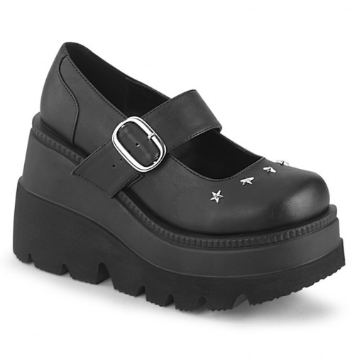 Demonia Cult SHAKER-23 Blk Vegan Leather