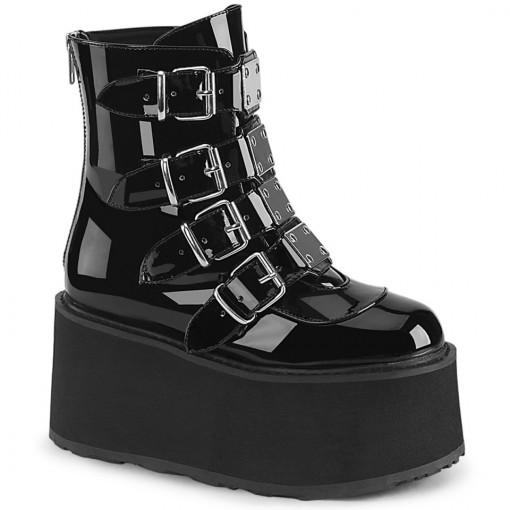 Demonia DAMNED-105 Blk Pat