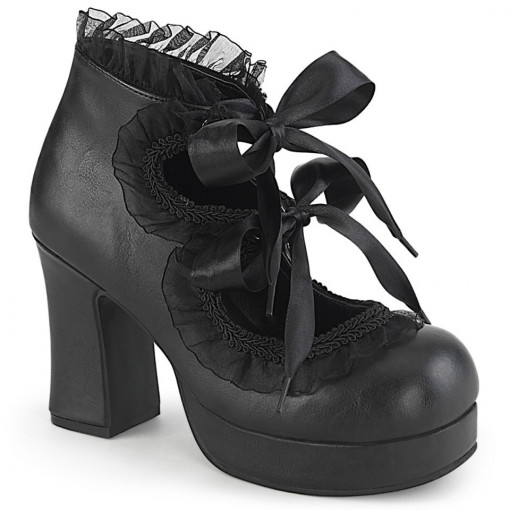 Demonia GOTHIKA-53 Blk Vegan Leather