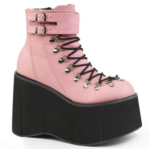 Demonia KERA-21 B. Pink Vegan Leather