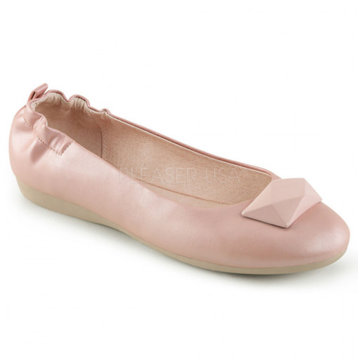 Pin Up Couture OLIVE-08 B. Pink Faux Leather