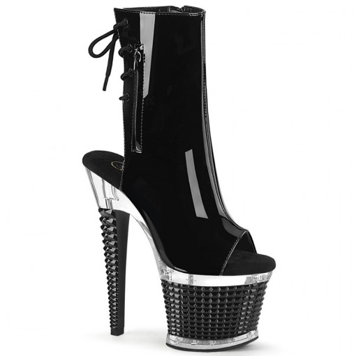 Pleaser SPECTATOR-1018 Blk Pat/Clr-Blk