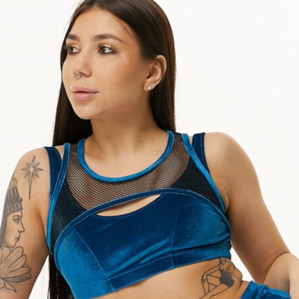 Top Polerina Vol.2 Sea blue (velvet) - Img 3