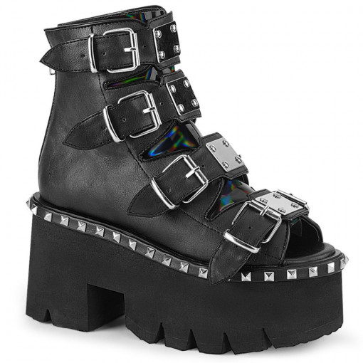 Demonia Cult ASHES-70 Blk V. Le & Hologram