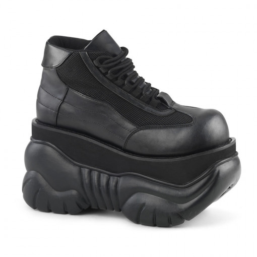 Demonia Cult GRAVEDIGGER Blk Vegan Leather